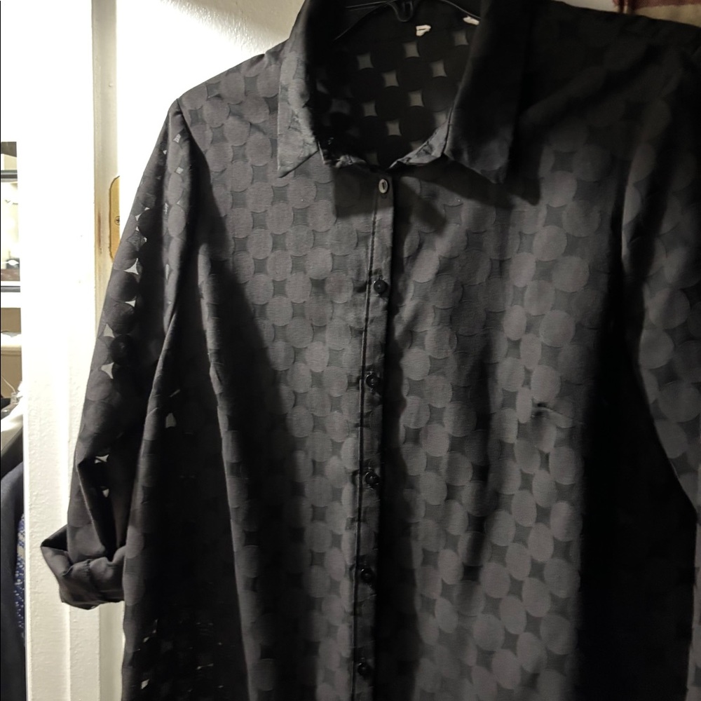 *NWOT* Elegant Designer Shirt Dress Knee Length👌